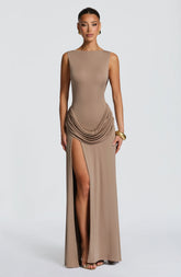 Bruna Maxi Dress - Stone