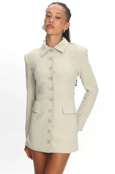 LIONESS Cheri Mini Dress Matcha