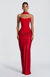 Maggie Maxi Dress - Red