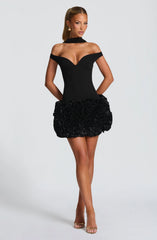 Aveta Mini Dress - Black