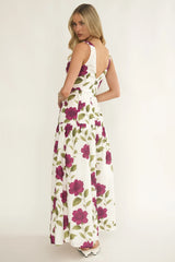 Begonia Drop Waist Maxi Dress Allegra Floral