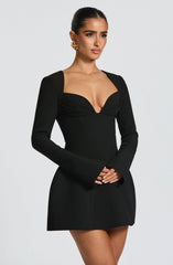 Regina Mini Dress - Black