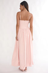 I'm Yours High-Low Hem Maxi Dress Pink
