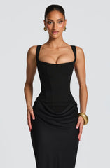 Cornelia Maxi Dress - Black