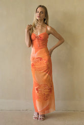 Chelley Keyhole Maxi Dress