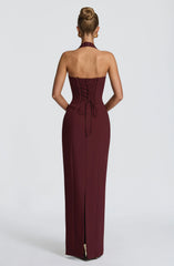 Charlotte Maxi Dress - Cherry Lacquer