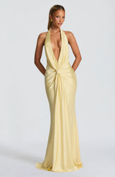 Linette Gown - Lemon
