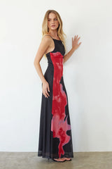 Twila Mesh Maxi Dress