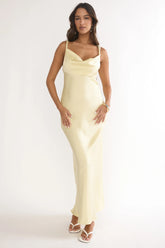 Limelight Luxe Triple Strap Back Maxi Dress Butter
