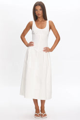LIONESS Luna Rosa Maxi Dress Porcelain