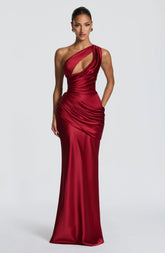 Emina Maxi Dress - Deep Red