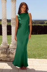 RAELYN MAXI DRESS - EMERALD