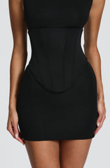 Soline Mini Dress - Black