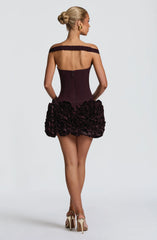 Aveta Mini Dress - Plum