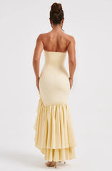 Angelina Maxi Dress - Lemon