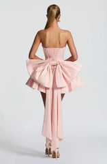 Trinity Mini Dress - Blush