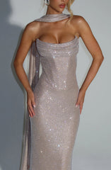 Mirabella Maxi Dress - Nude