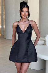 Nicole Mini Dress - Black