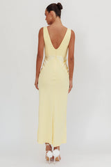 Soul Fire V-Neck Maxi Dress Butter